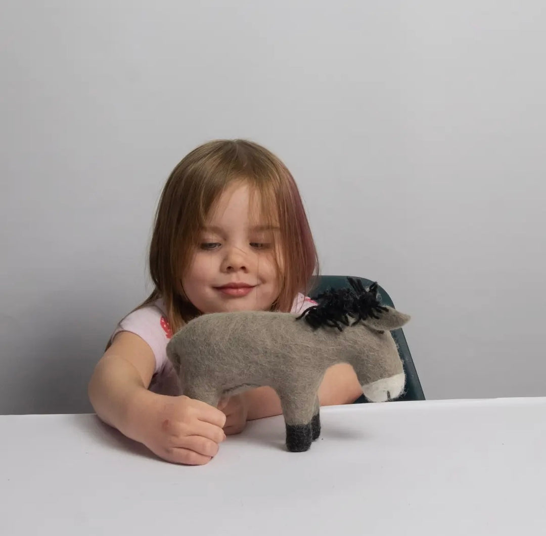 Donkey Toy Wool Felt