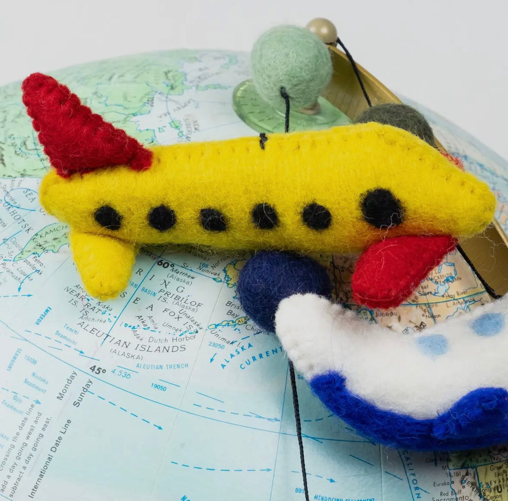 Airplane Wool Garland