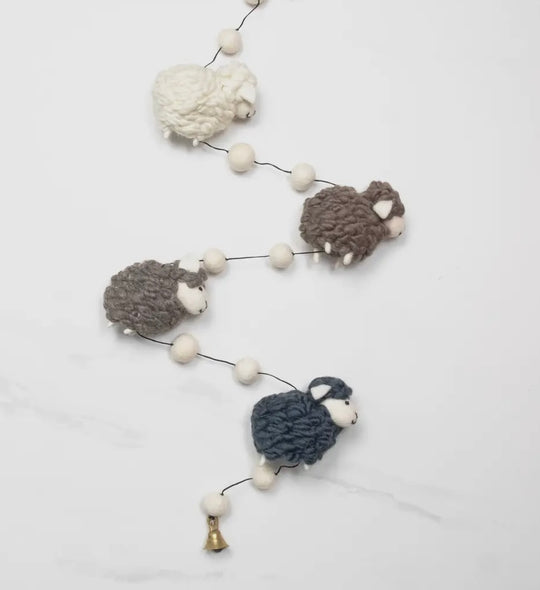 Sheep Wool Garland