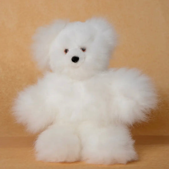 Snowbluff – Alpaca Fur Teddy Bear Alpaca Stuffie
