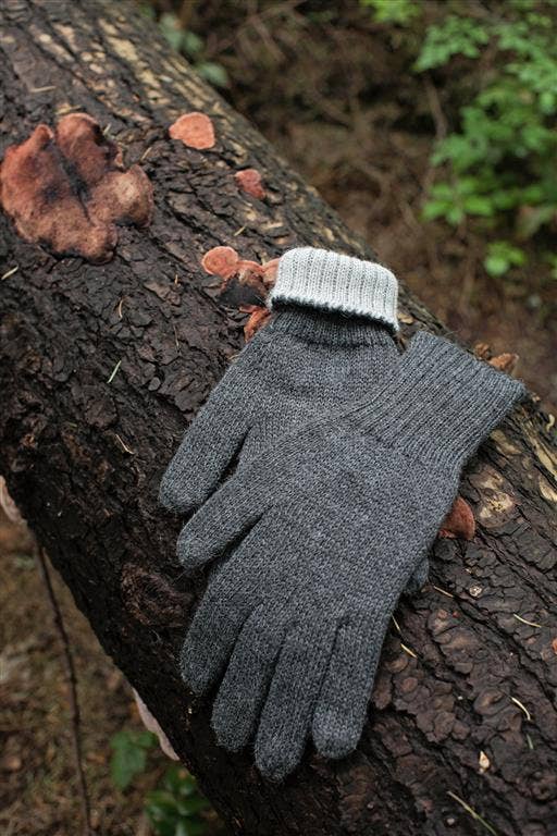 Iditarod double-thick reversible 100% alpaca gloves — view 4