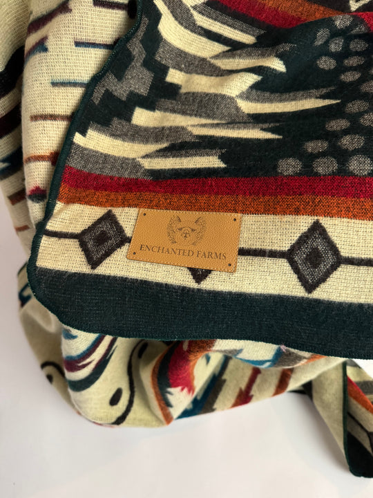Inca Jungle - Alpaca Wool Blanket - Enchanted Farms