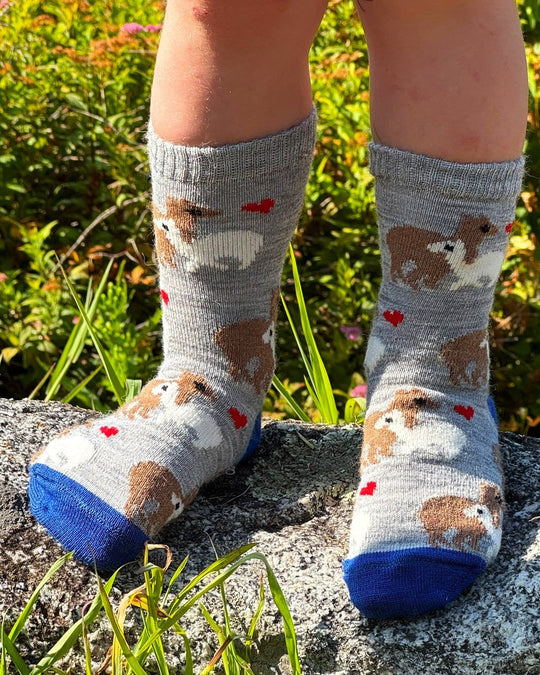 Mama + Cria kids' alpaca socks — second view