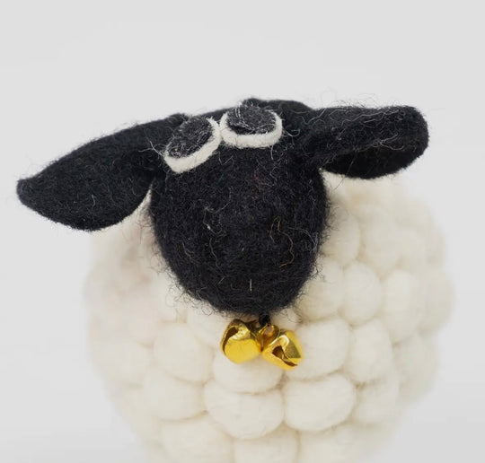 Felt Sheep Rainbow Wool Ball (Choose Color)