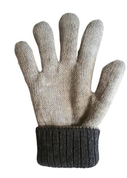 Iditarod double-thick reversible 100% alpaca gloves — view 2