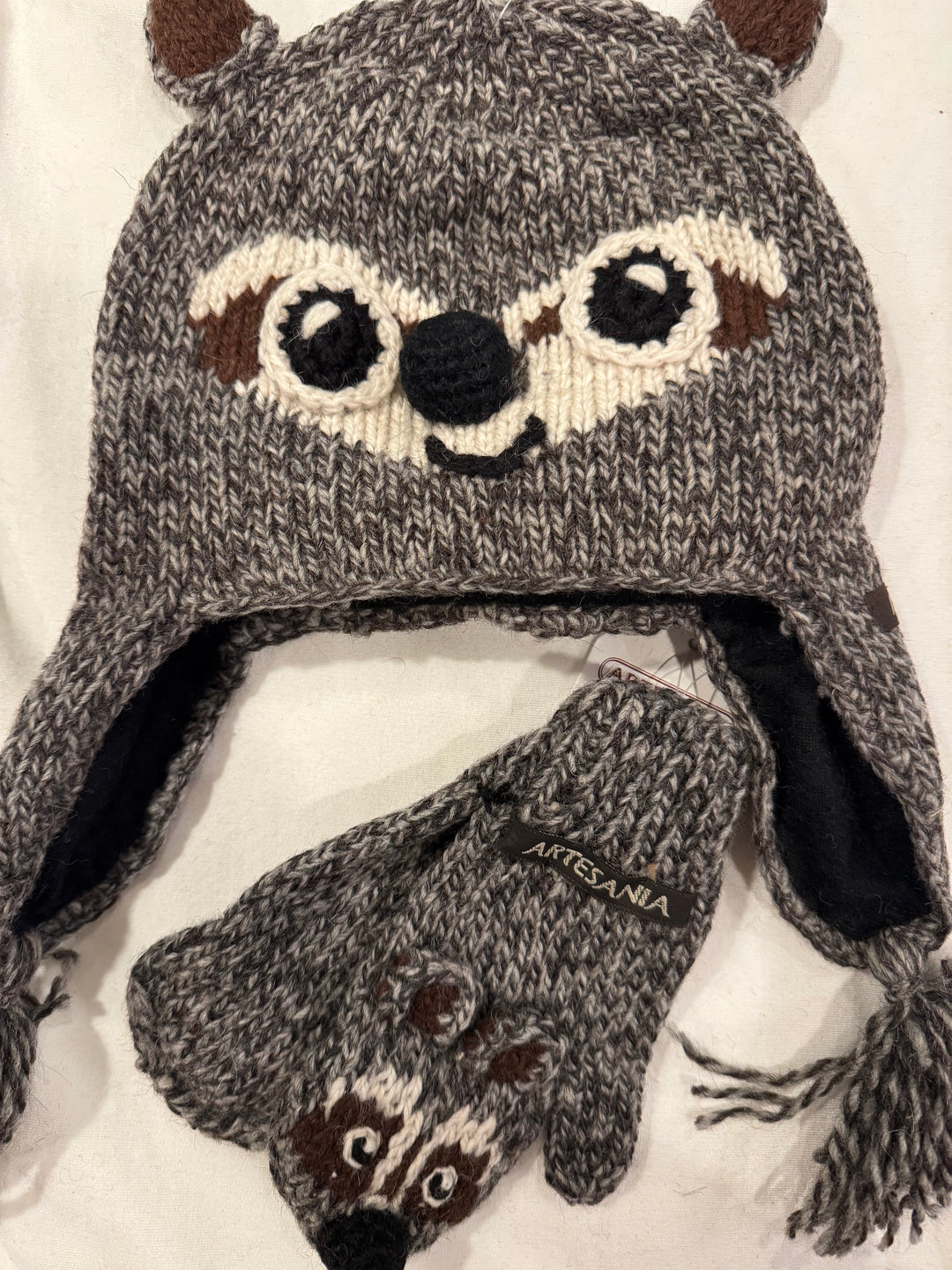 Kids Animal Mittens — Lined Alpaca (Choose Your Animal)