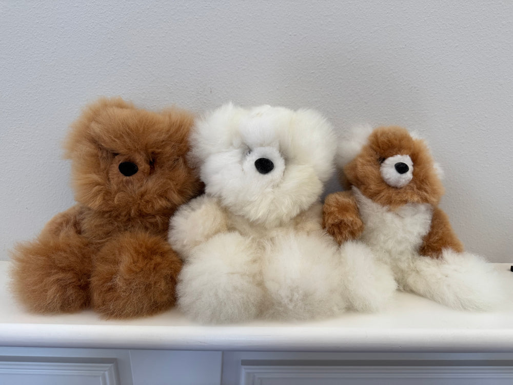 Snowbluff – Alpaca Fur Teddy Bear Alpaca Stuffie