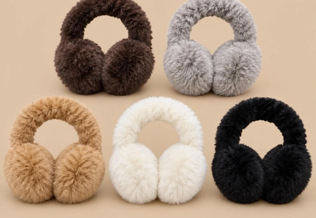 Alpaca Fur Earmuffs – Fluffy & Adjustable