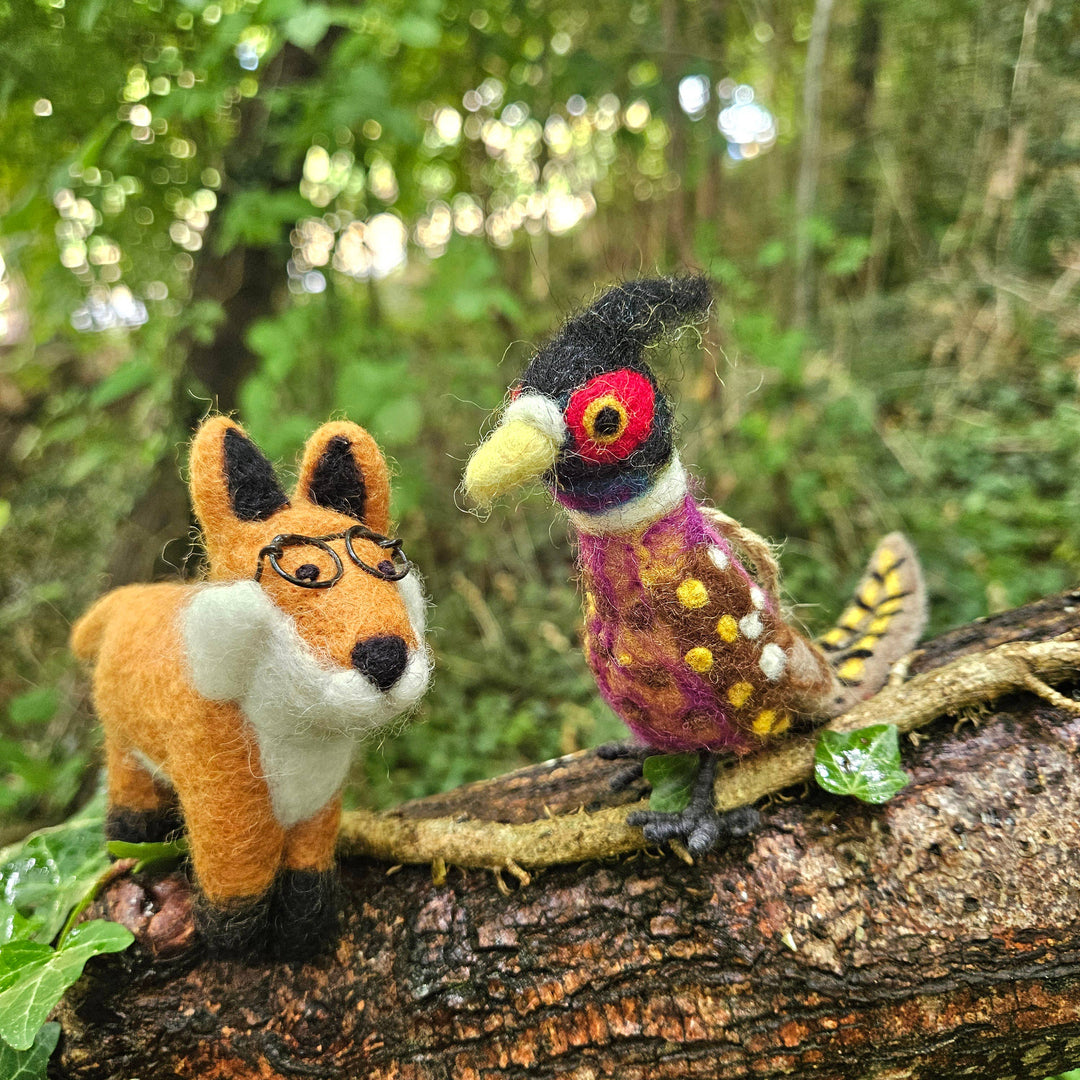 Handmade Felt Lennox the Fox Woodland Hanging Decoration