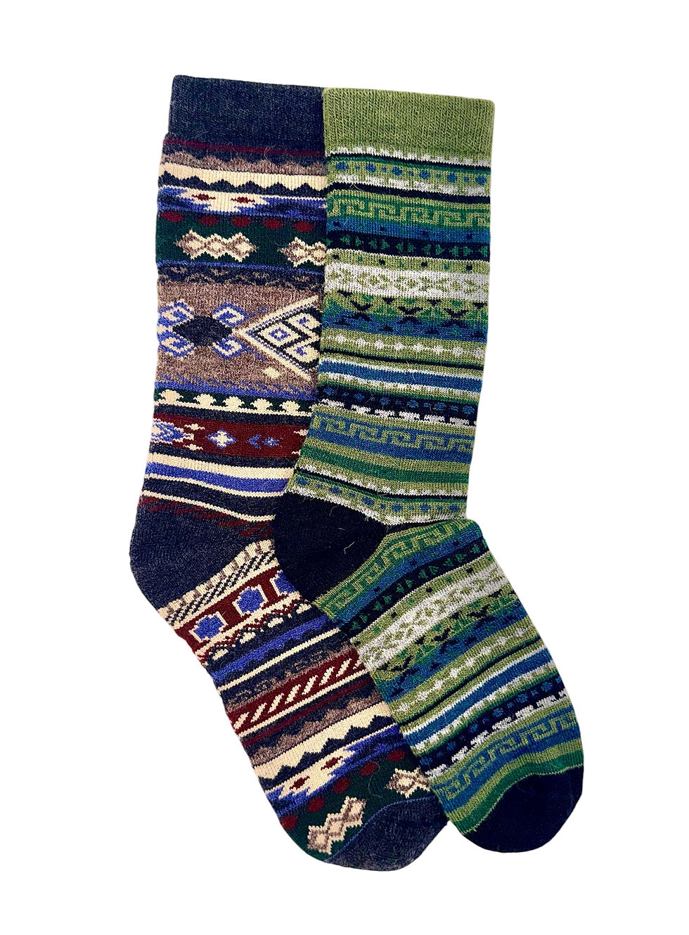 Everyday alpaca crew sock, alternate view