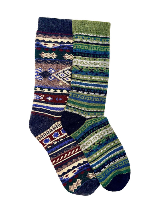 Everyday alpaca crew sock, alternate view