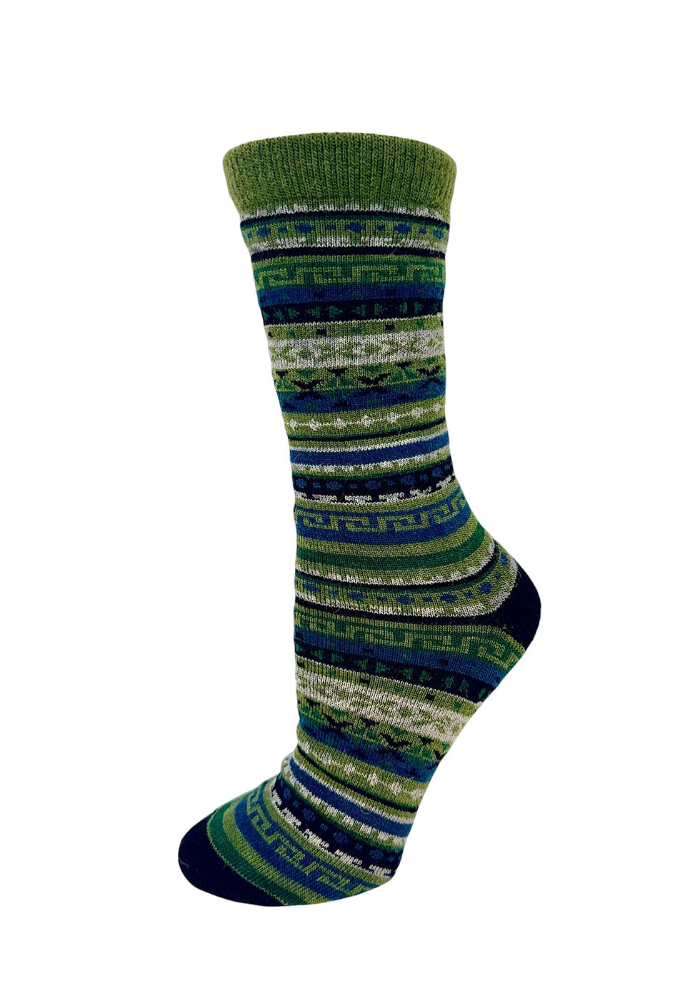 Everyday alpaca crew sock, alternate view