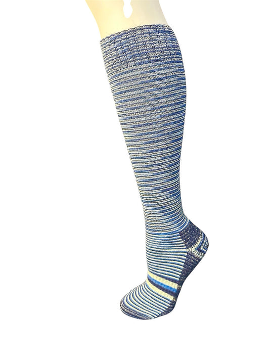 Knee high alpaca compression sock, alternate view