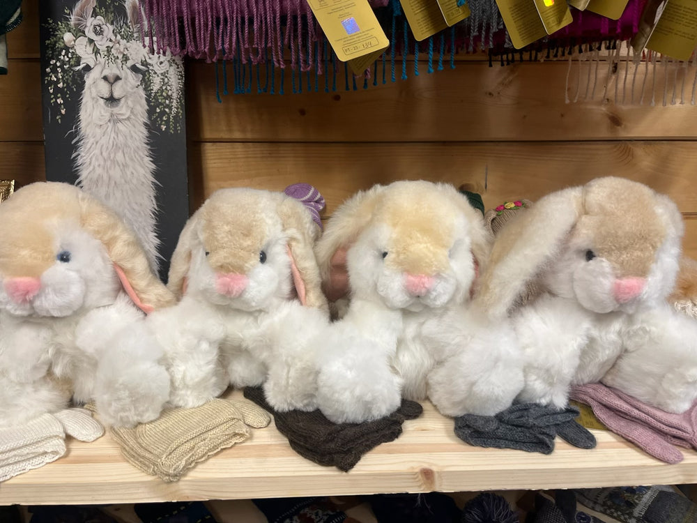 Buttercup the Alpaca Fur Bunny Rabbit