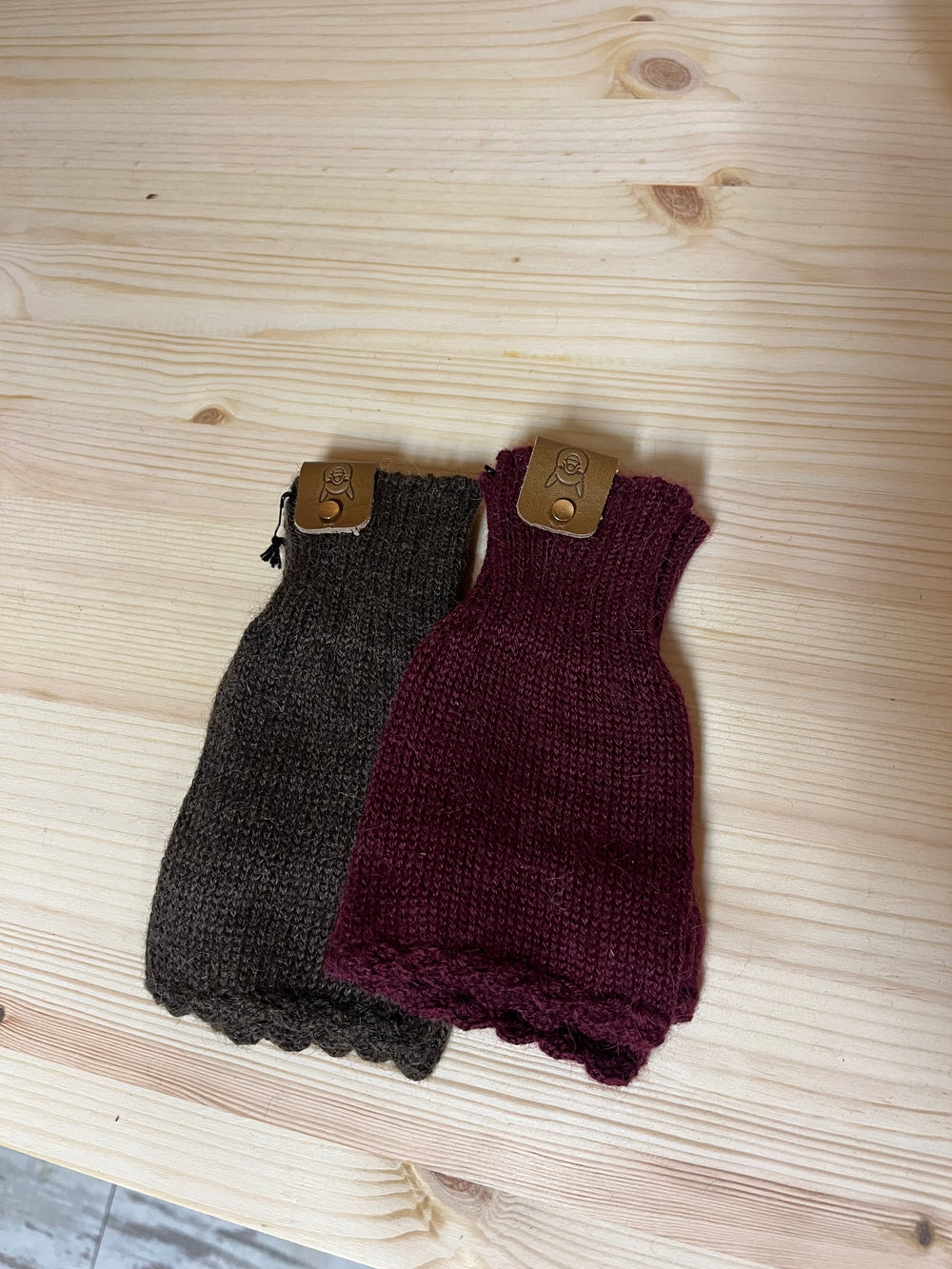 The Heritage Fingerless Gloves (NO Flap) - 100% Baby Alpaca