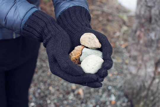Iditarod double-thick reversible 100% alpaca gloves — view 7