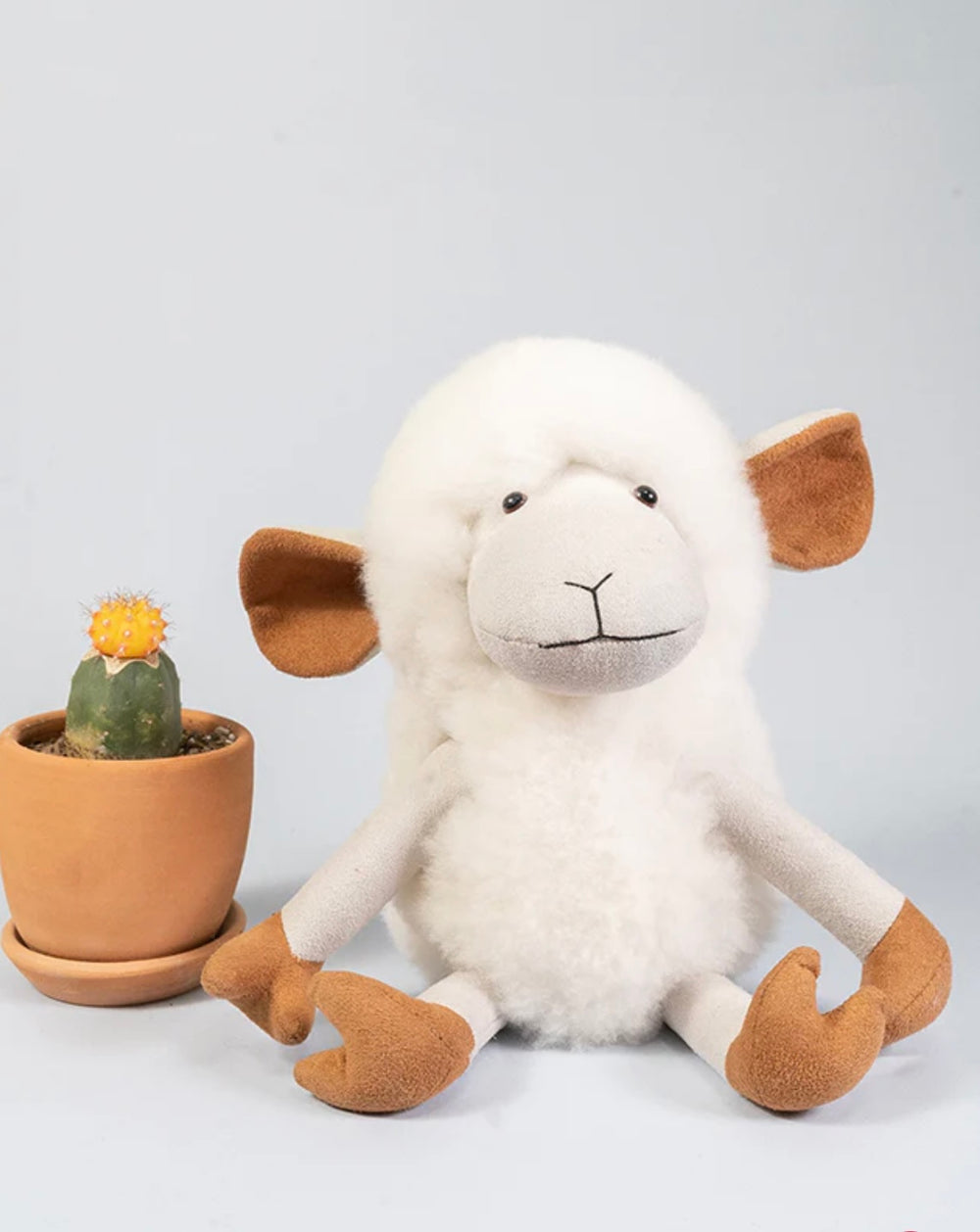 Sheep Medium Alpaca Stuffed Animal | Baby Sheep
