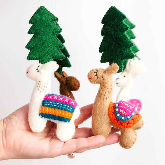 Alpaca Baby Mobile — Nursery Décor
