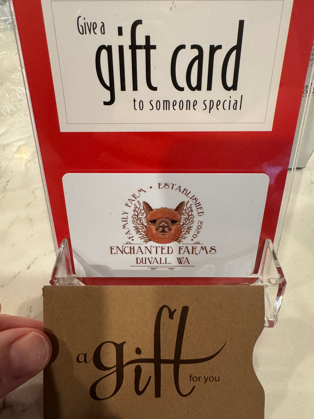 Gift Card for Guided Farm Tour