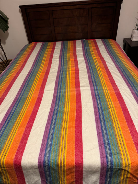 Rainbow Mesa - Brushed Alpaca Blanket