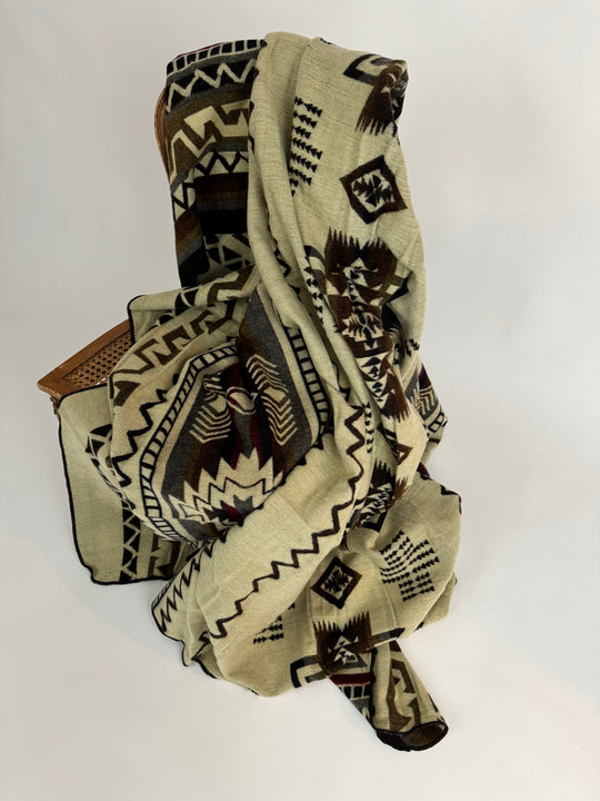 Desert Canyon Alpaca Wool Blanket