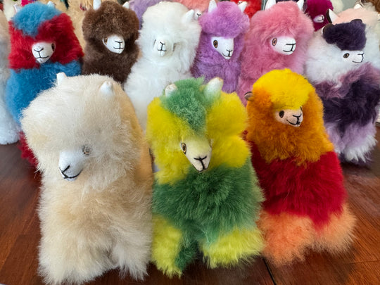 Small Alpaca Stuffie (~ 6”)