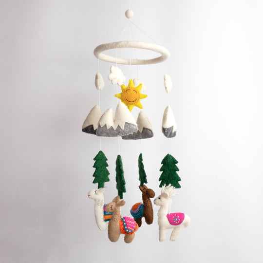 Alpaca Baby Mobile — Nursery Décor