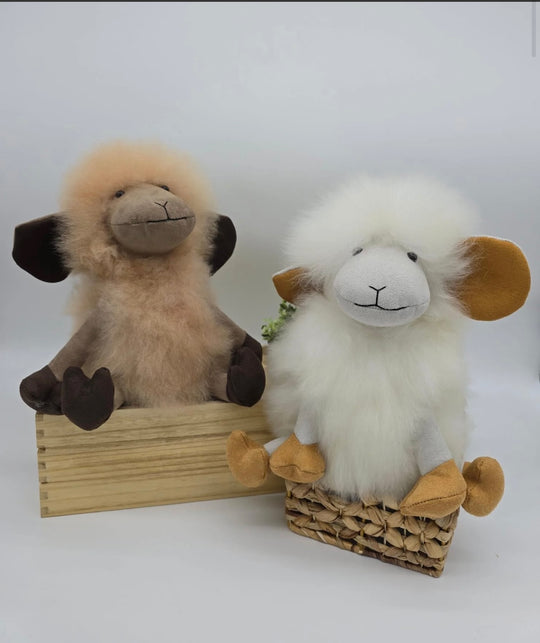 Sheep Medium Alpaca Stuffed Animal | Baby Sheep