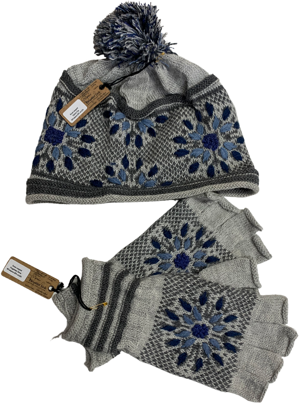 Snow Leopard Hat Detail