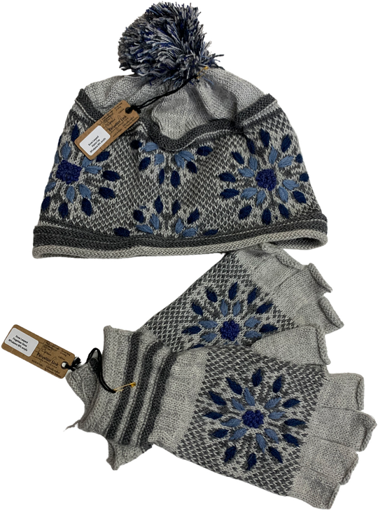 Snow Leopard Hat Detail