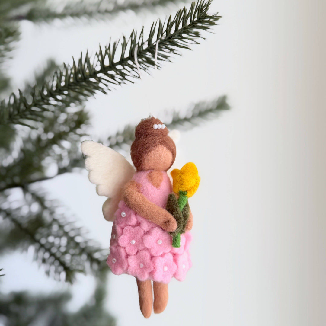 Seasonal Fairy Angel Ornament — Hand-Felted | Choose Your Season
