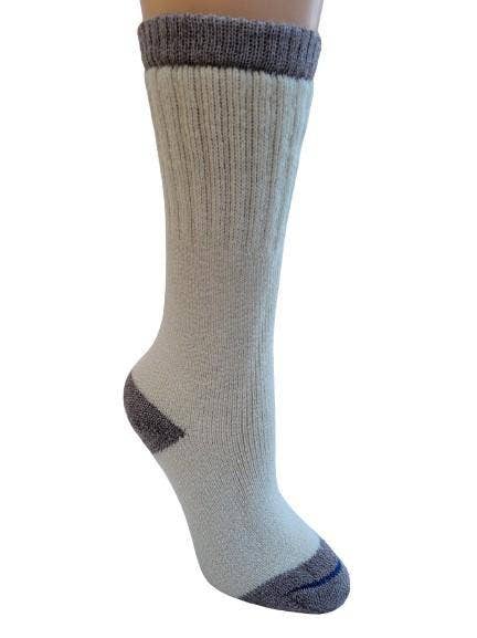 OutdoorAdventure tall alpaca socks in cocoa brown — view 11