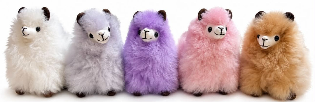 Pocket Paca, a pocket-sized 5-inch alpaca stuffie made from real alpaca fur
