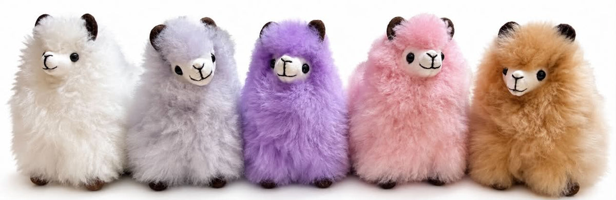 Pocket Paca, a pocket-sized 5-inch alpaca stuffie made from real alpaca fur