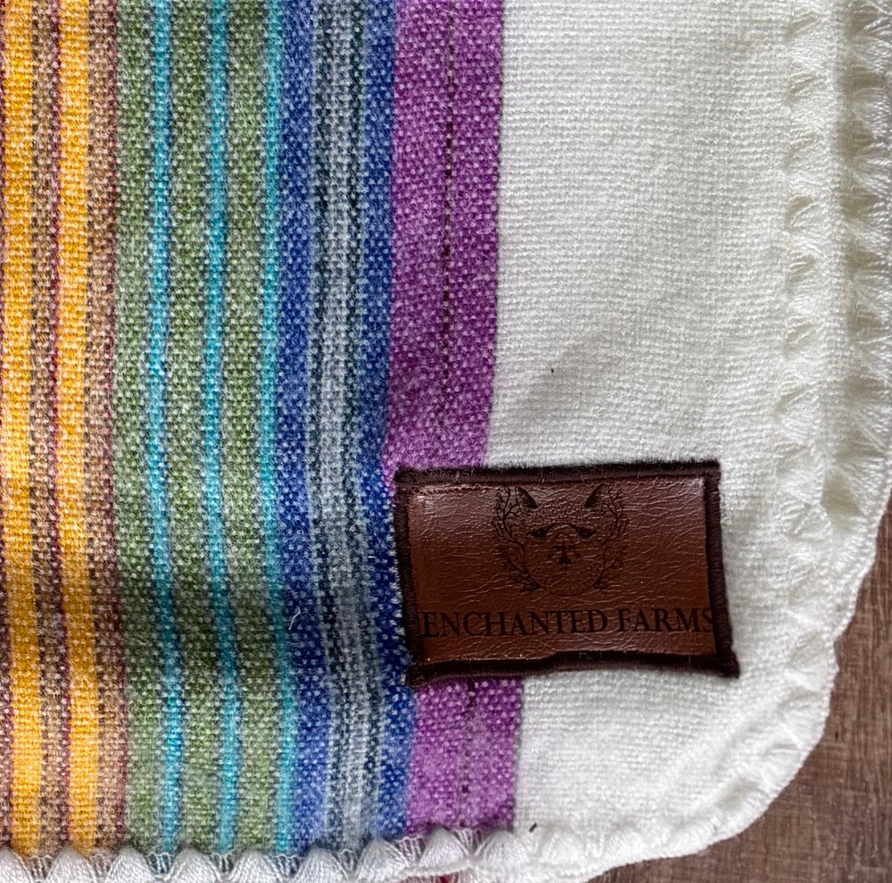 Rainbow Mesa - Brushed Alpaca Blanket