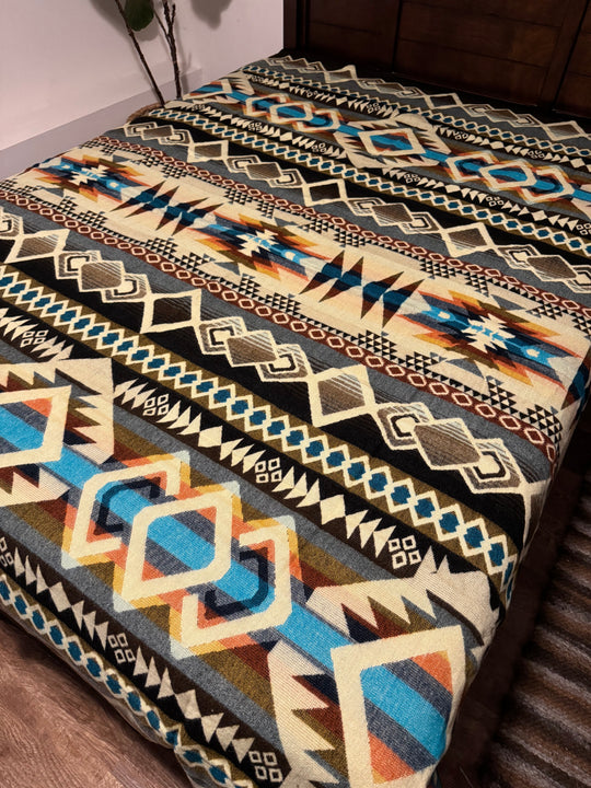 Pebble Creek Alpaca Wool Blanket