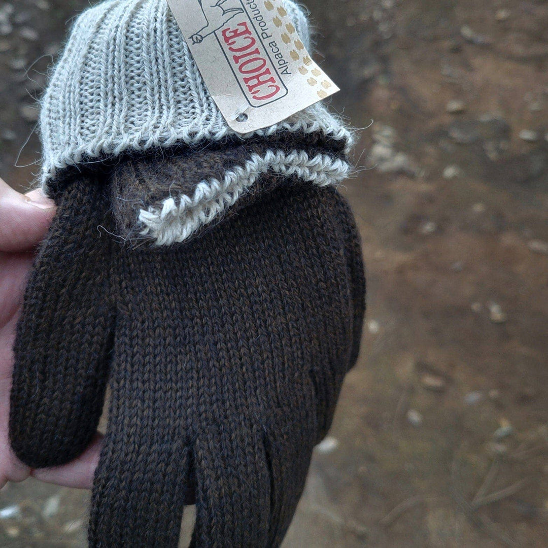 Iditarod double-thick reversible 100% alpaca gloves — view 6