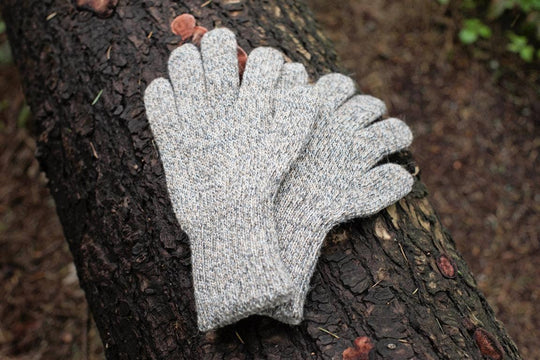 Iditarod double-thick reversible 100% alpaca gloves — view 10