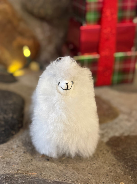 Baby Mini Alpaca Stuffie (~6”)