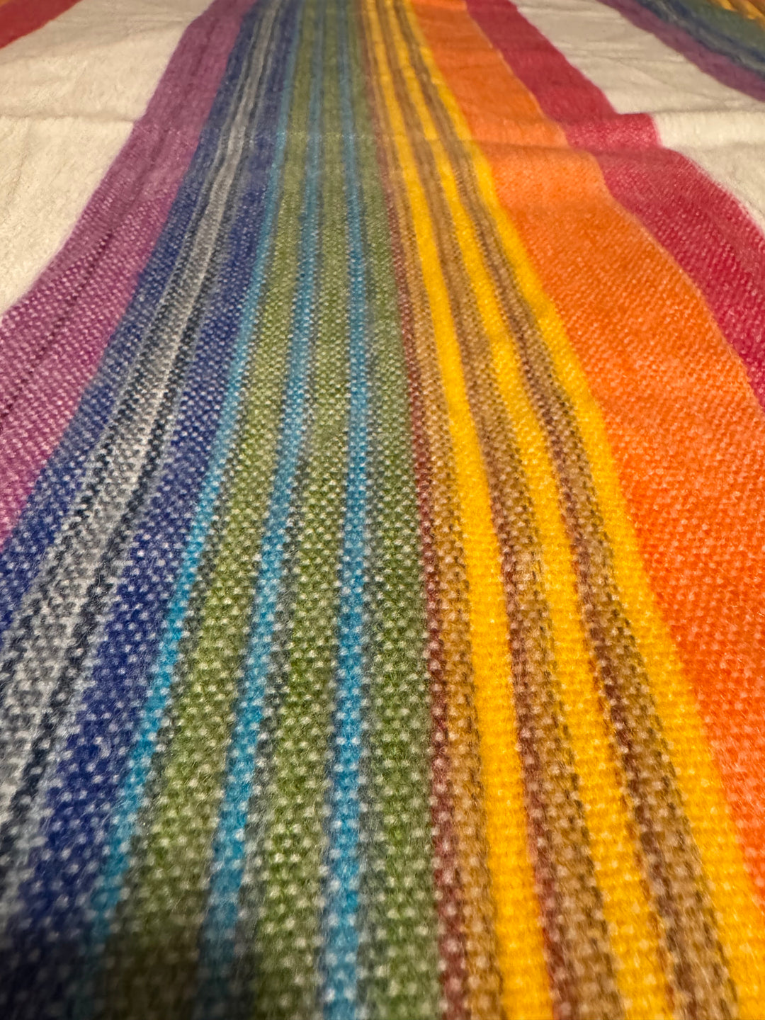 Rainbow Mesa - Brushed Alpaca Blanket