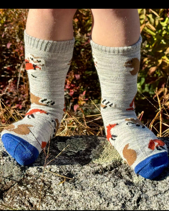 Kid's Wild Socks — fun kids' alpaca socks