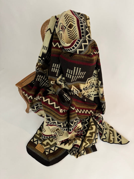 Desert Canyon Alpaca Wool Blanket