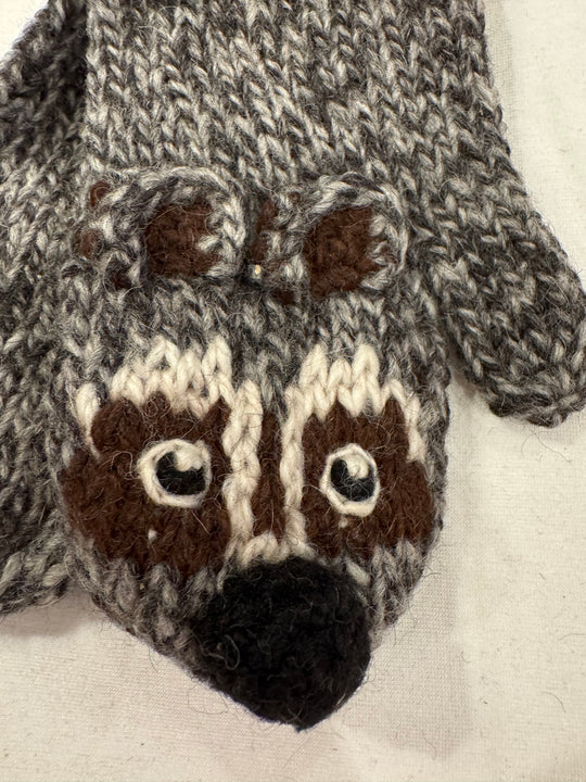 Kids Animal Mittens — Lined Alpaca (Choose Your Animal)