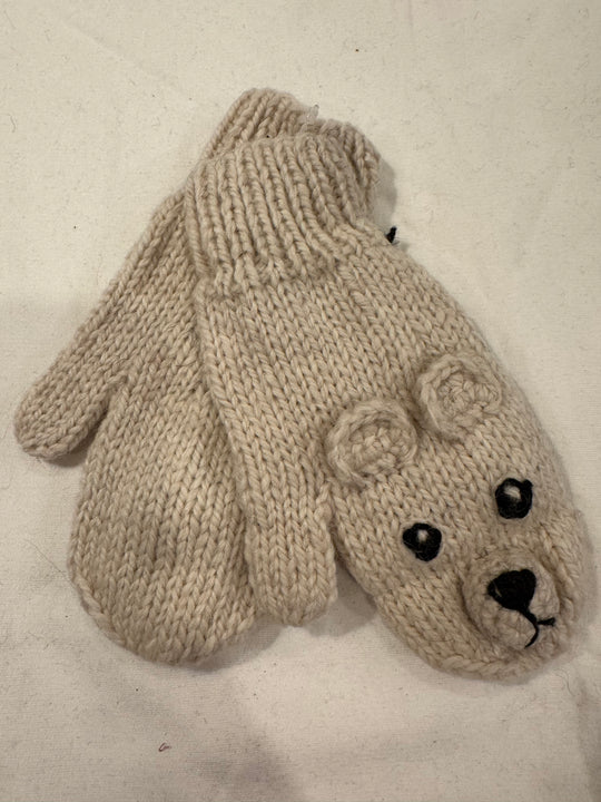 Kids mittens in 100% alpaca, lined and hand-knit in Bolivia — choose from six animal designs