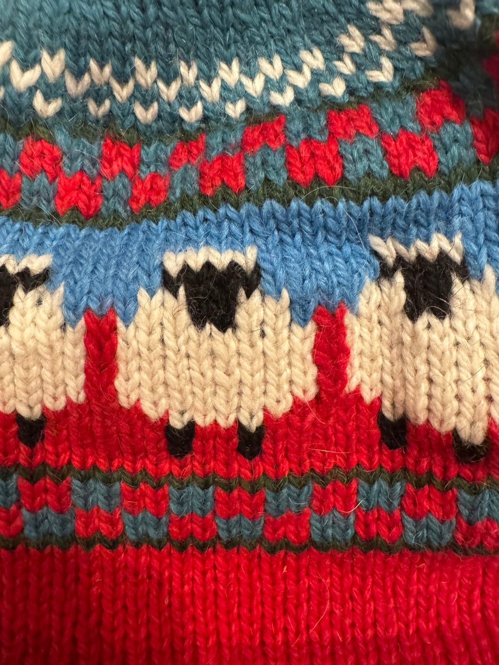 Counting Sheep Alpaca Beanie — Fleece-Lined Hand-Knit Hat