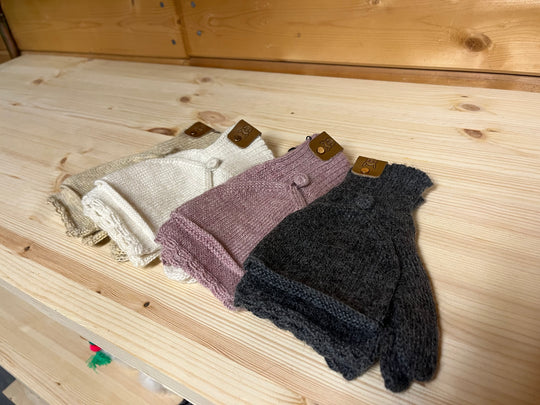 The Heritage Mittens (With mitten flap) - 100% Baby Alpaca