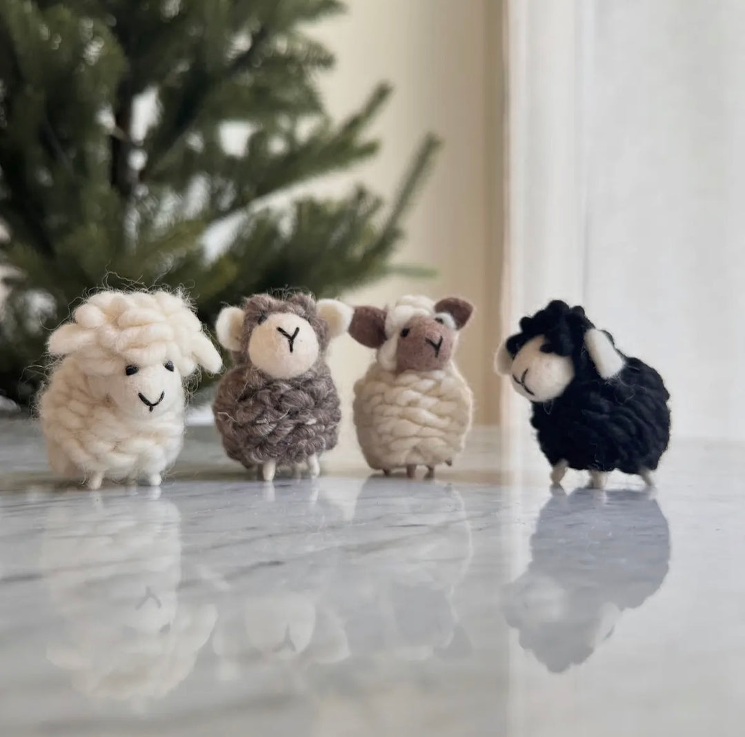Mini Felt Sheep - Table Decoration