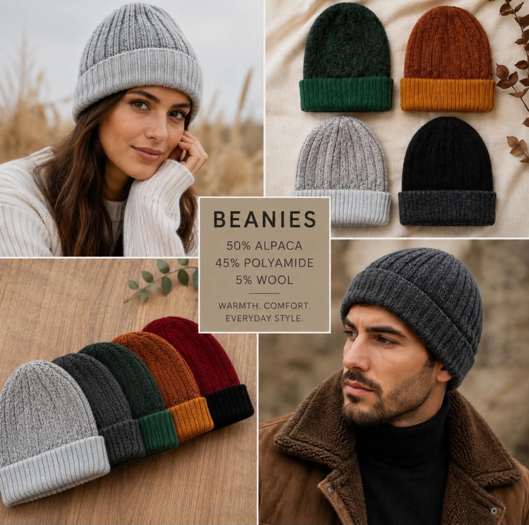 Reversible Cable Knit Beanie – Two Looks in One