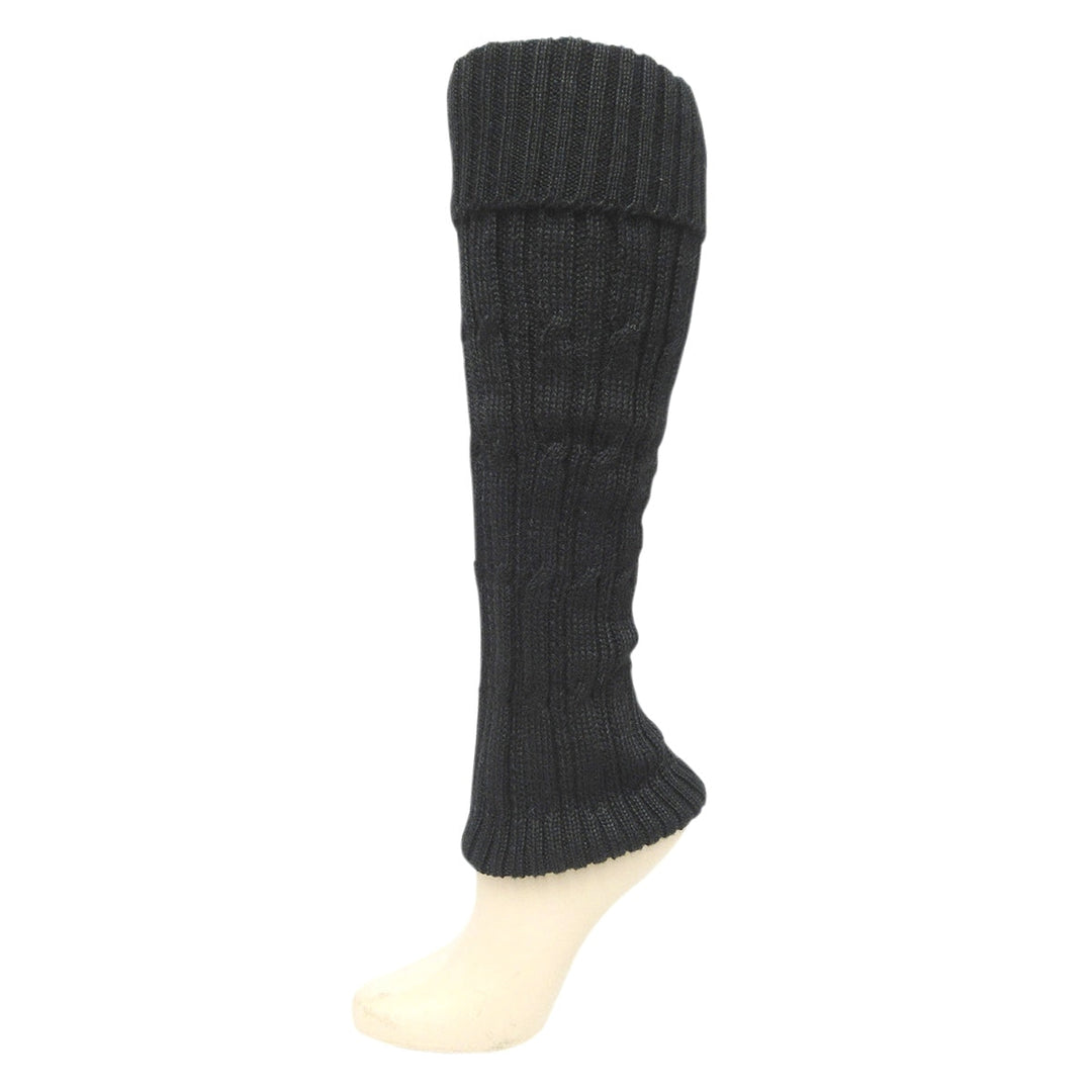 Black alpaca blend leg and arm warmers