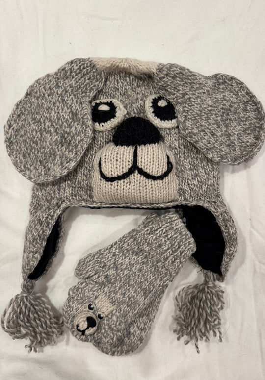 Kids Animal Mittens — Lined Alpaca (Choose Your Animal)